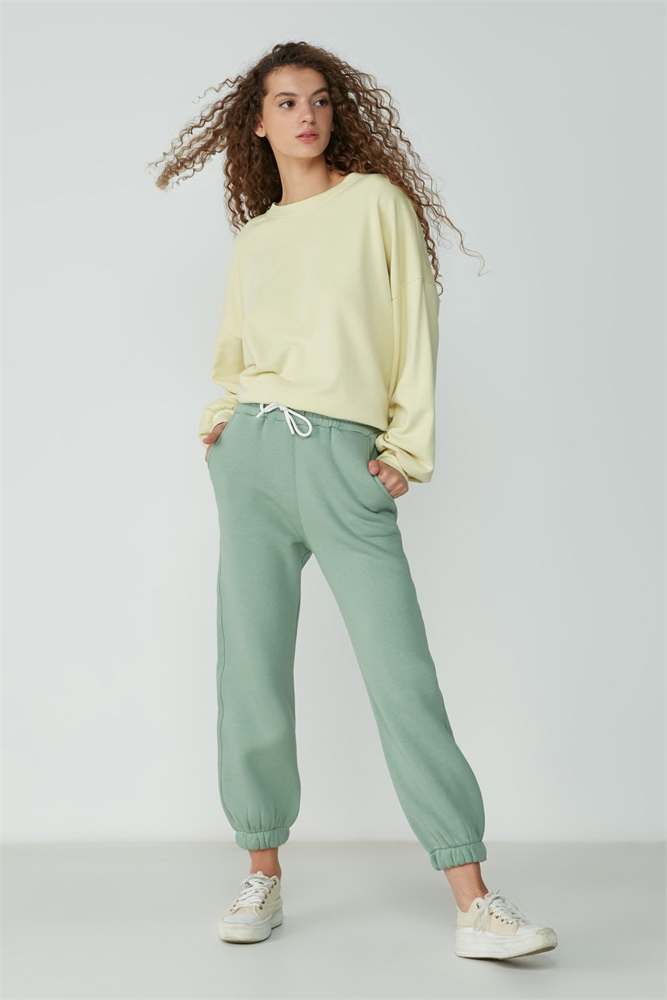 C&City Women Sweatpants 906 Pistachio Green